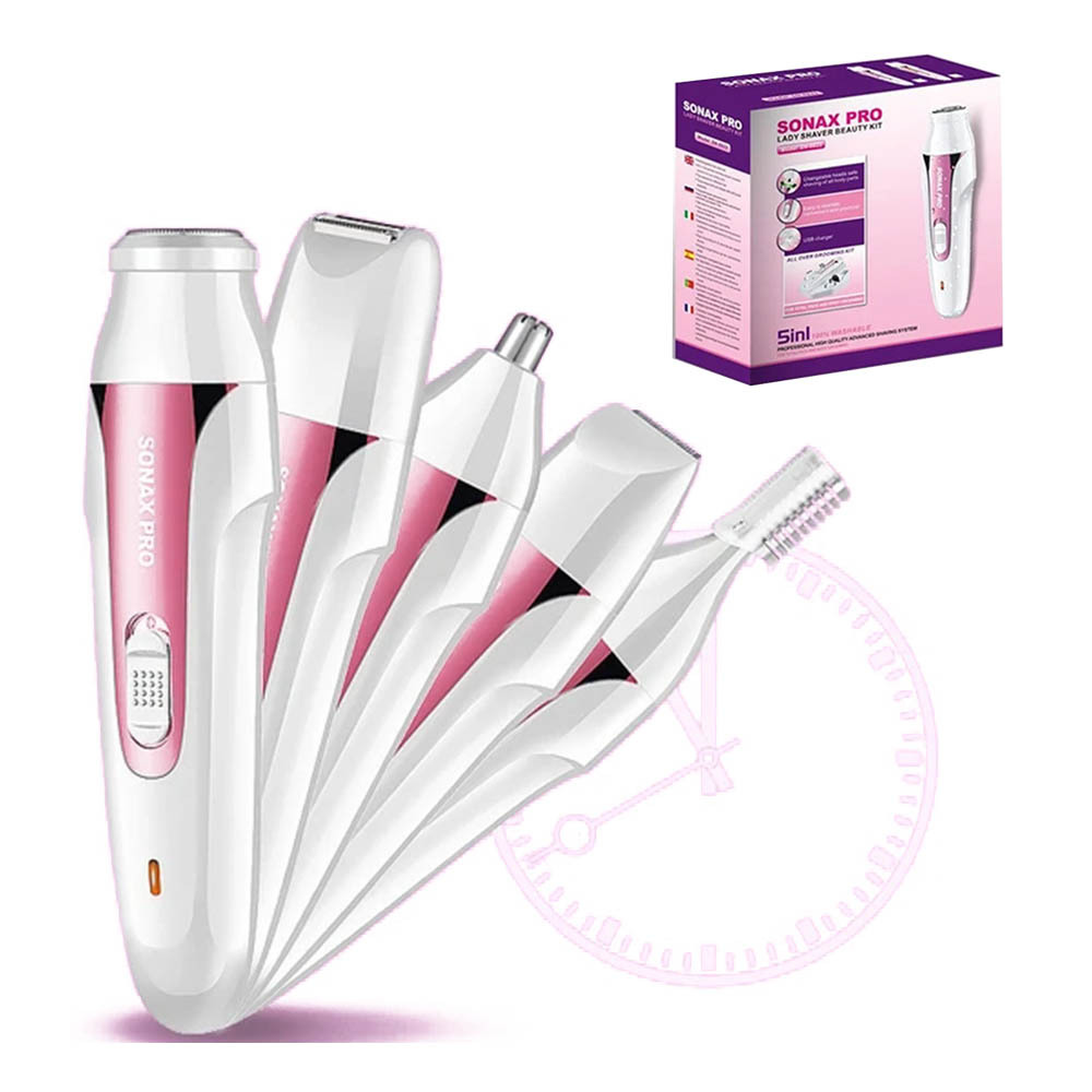 SONAX PRO Women Electric Facial Body Trimmer Shaver Grooming Kit Bikini SONAX PRO Women Electric Facial Body Trimmer Shaver Grooming Kit Bikini