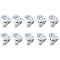10x ENEGIZER LED Downlight Bulbs 5W MR16 GU5.3 Warm White