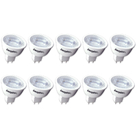 10x ENEGIZER LED Downlight Bulbs 5W MR16 GU5.3 Warm White