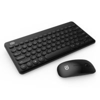 Portable Wireless Keyboard + Mouse Set 79 Keys For Computer Laptop