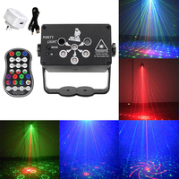 LED Laser Disco Light Projector Party Christmas Stage DJ w Adaptor