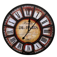 16" 40cm Wooden Wall Clock - DE PARIS