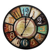 16" 40cm Wooden Wall Clock - SICILIAN OLIVES