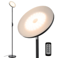 Floor Lamp LED Standing Light- Black