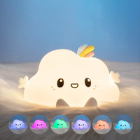 Touch Bedside Lamp Table Night Light Silicone-Cloud