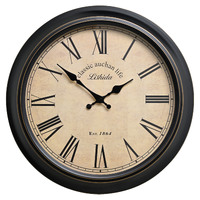 Classic Wall Clock 16 Inch Silent Roman Numerals