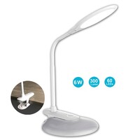 6W LED Desk Lamp Dual Base Clipper/Stand