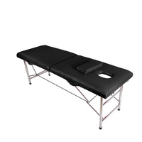 Portable Stainless Steel Massage Bed Table Foldable - 60cm Width