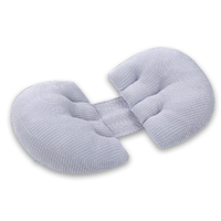 Grey Pregnancy Pillow Belly Support Side Pillow