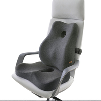 Lumbar Support Back Pillow Seat Cushion Set Office Chair Memory Foam