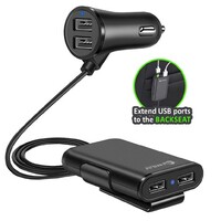 4-Port USB Extend Car Charger 12v 2.4A