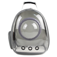 Pet Carrier Bag Transparent Backpack Travel Case 